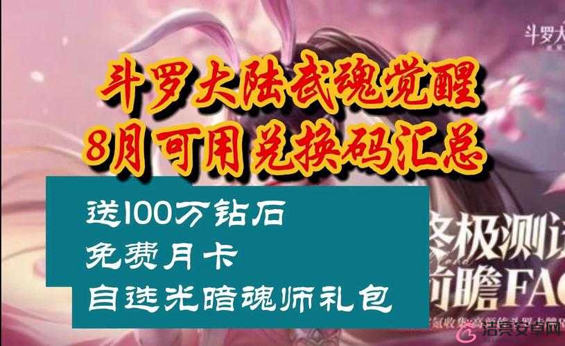 斗羅大陸武魂覺醒兌換碼大全最新兌換碼匯總